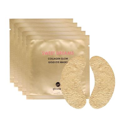 Sweet Dreams Collagen Glow Gold Eye Masks l Korean Under Eye Patches Puffy Eyes, Dark Circles & Wrinkles | Collagen, Niacinamide, Hyaluronic Acid & Peptides | Hydrating Eye Treatment& Self Beauty Care