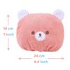 JLEivvi 2PCS Hair Towel Wrap Cute Bear Dry Hair Caps Hair Drying Wrap Towel Bath Head Wrap Drying Turban Cap for Women, Girls view 3