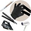 FOHOLA 1 Pc Professional Heat Resistant Gloves for Hair Styling, Heat Proof Gloves, Heat Protection Gloves for Curling Wand (Black) (1, M) view 2