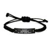 Best Barber in Galaxy Bracelet Barber Gifts for Coworker Barber Rope Bracelet Personalized Gifts,Barber Funny Birthday view 1