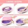 Paraffin Wax Machine for Hand and Feet -Paraffin Wax Warmer Moisturizing Kit Auto-time and Keep Warm Paraffin Hand Wax Machine for Arthritis (Pink) view 2
