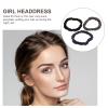 3pcs Rubber Band Hair Tie Hair Scrunchies for Women All Match Hair Scrunchy Hair Scrunchy Ties Hair Ring Elastic Hairband Girl Ponytail Holders Women Hair Scrunchy Hair Ornament view 4