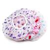 Shower Cap Set of 6 for Women Reusable Waterproof Elastic Eva and Multicolored view 1