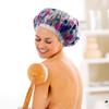 Shower Cap Set of 6 for Women Reusable Waterproof Elastic Eva and Multicolored view 4