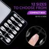 gelike ec 120PCS Extra Short Almond Soft Gel Nail Tips and 6 in 1 Nail Glue Base Gel Top Coat Set - Brush On Nail Glue for Acrylic Nails Tips view 3