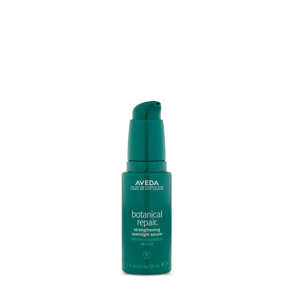 Aveda Botanical Repair Strengthening Overnight Serum | Bond-Building Serum | Reduces the Look of Split Ends | Repairs Damaged Hair | With Nangai Oil | 99% Naturally Derived*, 1 Fl Oz