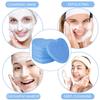 150-Count Compressed Facial Sponges, Spunspon Cellulose Facial Sponges, 100% Natural Cosmetic Spa Sponges for Facial Cleansing, Exfoliating Mask, Makeup Removal, Flower Round and Heart Shape Set, Blue view 4