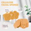 50 - Count Flower Compressed Facial Sponges + 50 - Count Heart Shape Face Sponge for Face Cleansing, 100 - Count Exfoliating Sponges for Cleansing Reusable in package,Best Makeup Gift, Yellow view 3