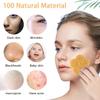 50 - Count Flower Compressed Facial Sponges + 50 - Count Heart Shape Face Sponge for Face Cleansing, 100 - Count Exfoliating Sponges for Cleansing Reusable in package,Best Makeup Gift, Yellow view 4