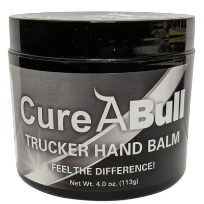 BullSnot! CureABull Trucker Hand Balm  Ultimate Relief for Dry, Cracked Hands  Non-Greasy Within Minutes, Long-Lasting Moisturizing Treatment  4oz