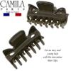Camila Paris CP3510 French Hair Clip for Women, 1.5 inch Set of 2 Green Girls Hair Claw Clips Jaw Fashion Durable Styling Hair Accessories for Women, Strong Hold No Slip Grip, Made in France view 2