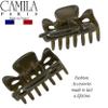 Camila Paris CP3510 French Hair Clip for Women, 1.5 inch Set of 2 Green Girls Hair Claw Clips Jaw Fashion Durable Styling Hair Accessories for Women, Strong Hold No Slip Grip, Made in France view 4