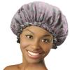 DONNA ARGAN Patterned Sleep Cap Hair Sleep Shower Cap Bonnet satin Bonnet for Sleeping Hat XL Light Leopard view 1