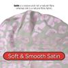 DONNA ARGAN Patterned Sleep Cap Hair Sleep Shower Cap Bonnet satin Bonnet for Sleeping Hat XL Light Leopard view 3