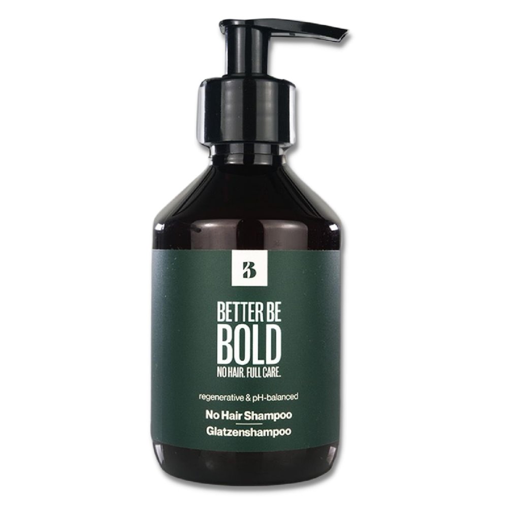 BETTER BE BOLD Bald shampoo (0-3 mm), cleans effectively without drying out, promotes wound healing after shaving