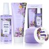 BODY & EARTH Body Mist Gift Set - Spa Gifts for Women, Perfume, Body Lotion, and Body Scrub in a Lavender Dreams Box- Perfect Birthday Gifts for Moms, and Special Occasions,Unique Gift Ideas for Her view 1