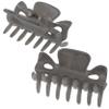 Camila Paris CP3511 French Hair Clip for Women, 1.5 inch Set of 2 Gray Girls Hair Claw Clips Jaw Fashion Durable Styling Hair Accessories for Women, Strong Hold No Slip Grip, Made in France view 1