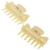 Camila Paris CP3512 French Hair Clip for Women, 1.5 inch Set of 2 Cream Girls Hair Claw Clips Jaw Fashion Durable Styling Hair Accessories for Women, Strong Hold No Slip Grip, Made in France view 1