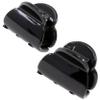 Camila Paris CP3478 French Hair Clip for Women, Set of 2 Small Black Girls Hair Claw Clips Fashion Durable Hair Accessories for Women, Luxury Ladies Strong Hold No Slip Grip Clamp, Made in France view 1
