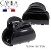Camila Paris CP3478 French Hair Clip for Women, Set of 2 Small Black Girls Hair Claw Clips Fashion Durable Hair Accessories for Women, Luxury Ladies Strong Hold No Slip Grip Clamp, Made in France view 4
