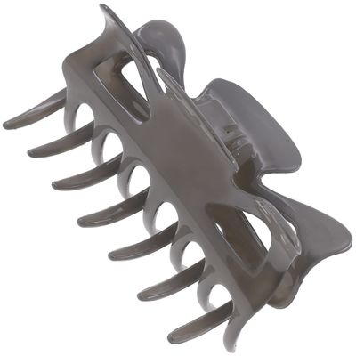 Camila Paris CP3508 French Hair Clip for Women, 3.5 inch Gray for Thick Volume Hair, Girls Hair Claw Clips Jaw, Durable Styling Hair Accessories for Women, Strong Hold No Slip Grip, Made in France