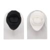 2Pcs Black and White Silicone Tongue Mouth Model, High Simulation Reusable Human Tongue Mouth Mold with Acrylic Bracket, Multipurpose Tongue Model for Piercing Lip Nail Tongue Nail Display view 1