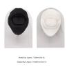 2Pcs Black and White Silicone Tongue Mouth Model, High Simulation Reusable Human Tongue Mouth Mold with Acrylic Bracket, Multipurpose Tongue Model for Piercing Lip Nail Tongue Nail Display view 2