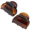 Camila Paris CP3479 French Hair Clip for Women, Set of 2 Small Tortoise Shell Girls Hair Claw Clips Fashion Durable Hair Accessories for Women, Ladies Strong Hold No Slip Grip Clamp, Made in France view 1