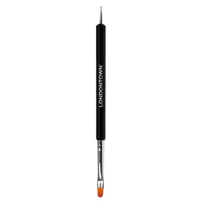 LONDONTOWN Dotting Pen with Nail Art Brush Liner, Multi-Purpose Double Ended Nail Design Ball Tip Dot Detail Painting Tool for Professional Manicure Pedicure Precision