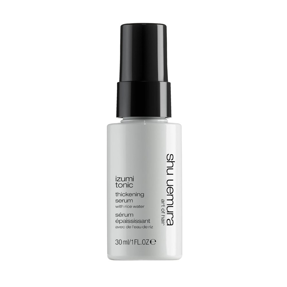 shu uemura art of hair Izumi Tonic Strengthening & Thickening Rice Water Serum - Hydrates & Repairs Damaged Hair, Softens and Adds Shine, With Japanese Rice Water, 1 Fl Oz