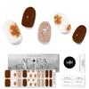 Adora Couture Semi Cured Gel Nail Strips with 30 Pieces, Salon Quality Nail Wraps for Women, UV Light Required, Gilded Flower view 1