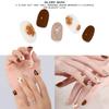 Adora Couture Semi Cured Gel Nail Strips with 30 Pieces, Salon Quality Nail Wraps for Women, UV Light Required, Gilded Flower view 2