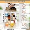 360-Degree Rotating Adjustable Multi-Function Acrylic Cosmetic Storage Make up Organizer view 4