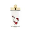 The Crme Shop x Hello Kitty Chic Reusable Glass Jar with Premium Soft Cotton Pads: Gentle Absorbent Ideal for Makeup Removal Skincare Routine Sensitive Skin (Reusable Jar + Premium Cotton Pads) view 1