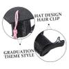 6pcs crafts modeling hat headgear apparel doctor hat hairpin makeup hairpin headband 2023 Graduation for Her Graduation Hat Hair Props graduation season make up gradient view 2