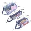 1PCS Mesh Cosmetic Bag,Mesh Transparent Makeup Bags Portable Zipper Pouch Travel Storage Carry Pouch for Offices Travel Accessories(S) view 2