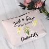 JYTAPP Daffodil Makeup Bag Daffodil Flowers Lover Gift Who Loves Daffodils Cosmetic Bag Spring Easter Garden Gift view 2