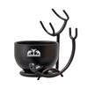 Grandslam Deluxe Shaving Kit for Men, 3 in 1 Shaving Set Includes Shaving Brush, Stainless Steel Shaving Bowl and Razor & Brush Holder, Black Set view 3