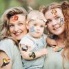 240 Pcs Jungle Animal Temporary Tattoos for Kids, Safety Waterproof Bulk Tattoos Stickers, Children's Temporary Tattoo Toys, Best Choice for Jungle Themed Party and Goody Bag Stuffers, 60 Designs view 2