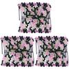 LALAFINA Pink Rose Hair Side Combs - Easy to Use Styling Comb Double Row Hair Accessories for Women Perfect for Updos and Loose Waves view 1