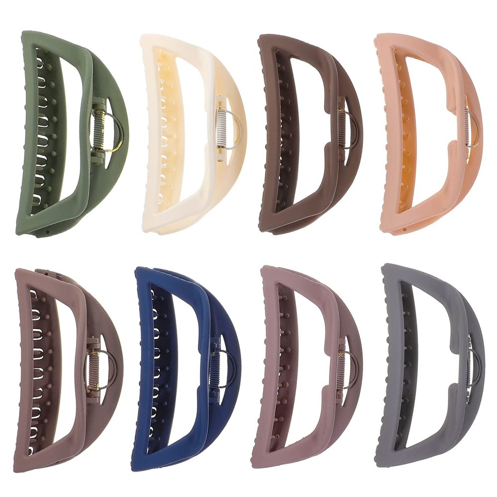 LALAFINA Hair Claw Clips for Women 8pcs Hair Claw Clips for Girls Fashion Set Back