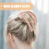 LALAFINA Hair Claw Clips for Women 8pcs Hair Claw Clips for Girls Fashion Set Back view 4