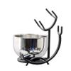 Grandslam Shaving Brush and Bowl Kit for Men, 3 in 1 Shaving Brush Set, Stainless Steel Shaving Bowl and Stand, Shaving Kit for Men view 3