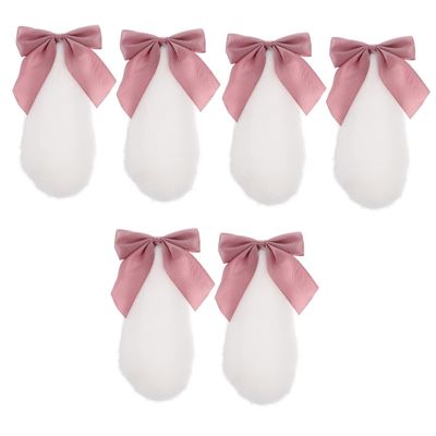 minkissy 3pairs Lolita Ears Hair Clips for Boy Girl Plush Hairpins for Masquerade Party Halloween Creative Hair Accessories for Girls Easy to Various Outfits