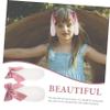 minkissy 3pairs Lolita Ears Hair Clips for Boy Girl Plush Hairpins for Masquerade Party Halloween Creative Hair Accessories for Girls Easy to Various Outfits view 2