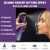 UCANBEMAKUP Long Lasting Makeup Setting Spray Kit- 6.76 Fl oz Hydrating Matte Finish Mist Lightweight Face Make up Fixer +Translucent Loose Setting Powder+2PC Sponge Puff Set view 2