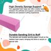 40 Pcs Nail Buffer Block for Acrylic and Natural Nails, 4 Sided Sanding Buffers for Gel Nails Fingernail Shine Buffing Filer Set, Professional Manicure Polisher Buffer Bulk Medium Grit (Multi-Color) view 3