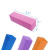40 Pcs Nail Buffer Block for Acrylic and Natural Nails, 4 Sided Sanding Buffers for Gel Nails Fingernail Shine Buffing Filer Set, Professional Manicure Polisher Buffer Bulk Medium Grit (Multi-Color) view 4
