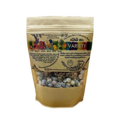 Butter Bits Variety lotion bars - Try all 7 varieties - Choose from 5 sizes (200 JTB)