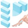 Blulu 400 Wax Strips Non Woven for All Skin Types Facial and Body Hair Removal Wax Paper Strips Epilating for Leg, Chest, Back, Intimate Area And Face 10 x 3.8 cm(Blue) view 1
